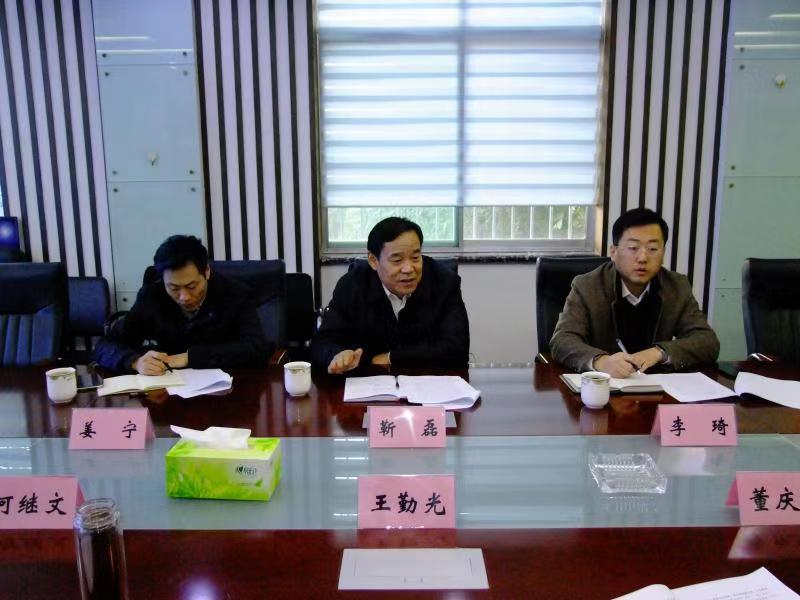 济南市民营经济发展局局长靳磊到博富体育集团调研