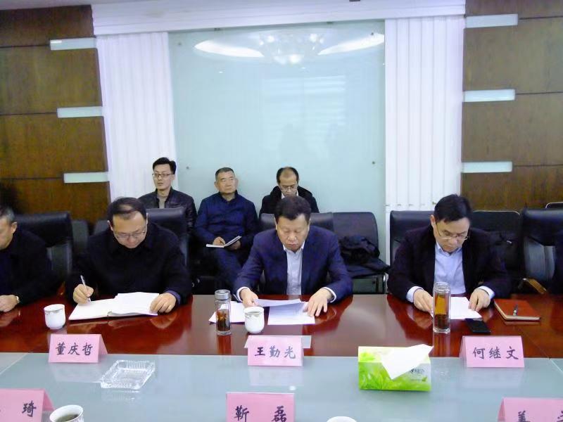 济南市民营经济发展局局长靳磊到博富体育集团调研