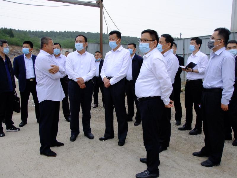 抓住项目不放松---王勤光到博富体育集团调研重点项目情况