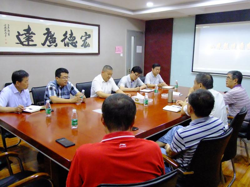 区政协主席张昭森到博富体育集团调研