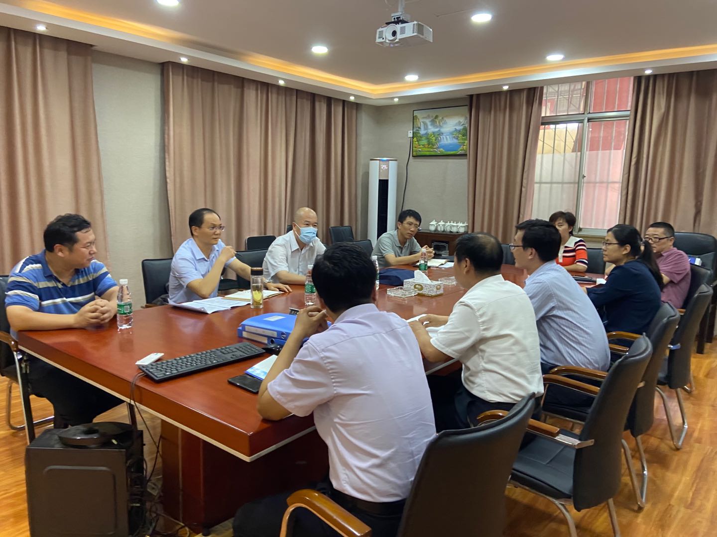省总工会联合调研组来博富体育集团调研
