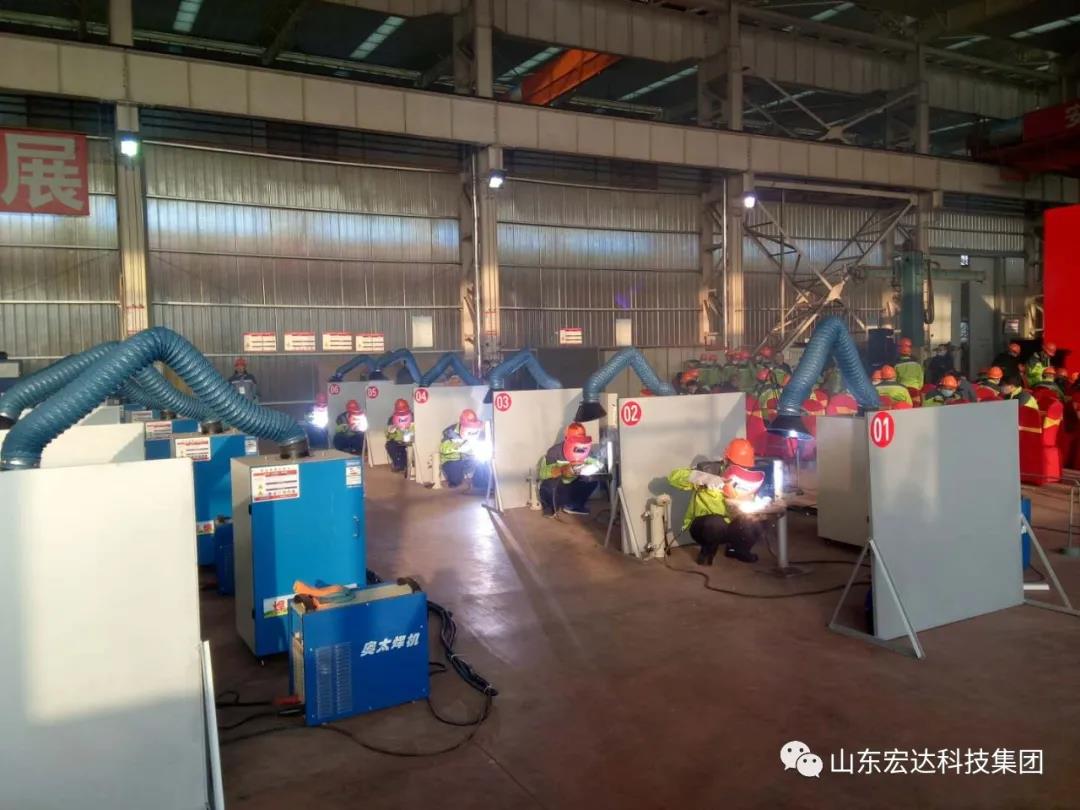 济南市长清区第五届职工焊接技能大赛在博富体育集团隆重举行