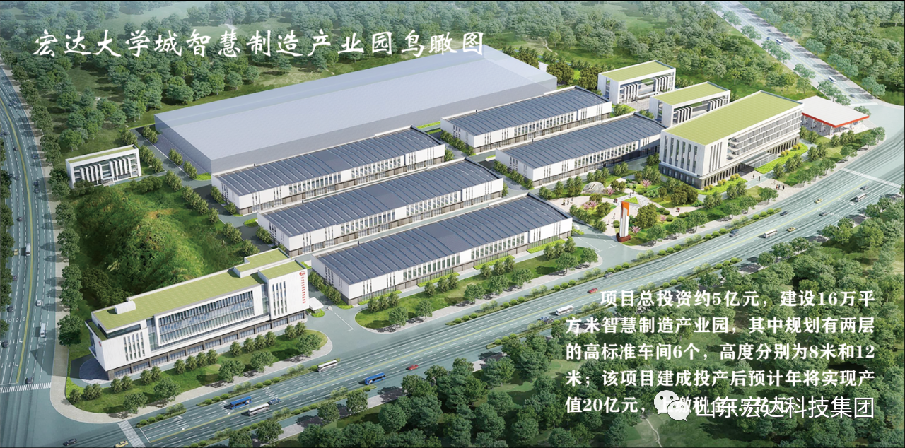 博富体育大学城智慧制造产业园鸟瞰图